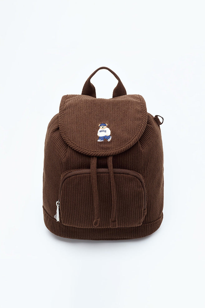 Woodie Corduroy Mini Backpack