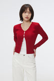 SPAO Women Long Sleeve Rib Knit Cardigan