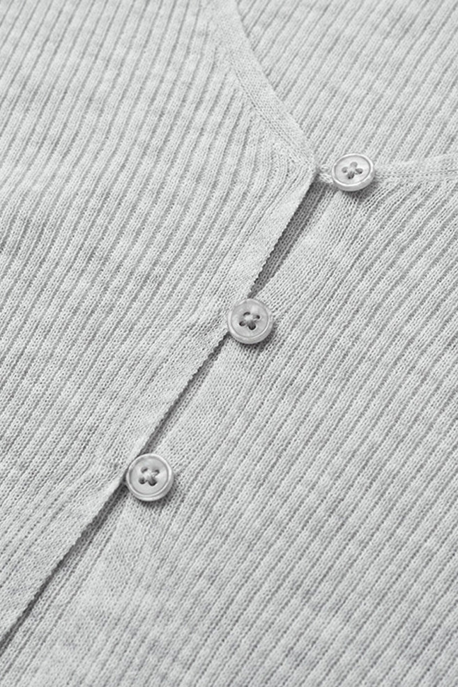 SPAO Women Long Sleeve Rib Knit Cardigan