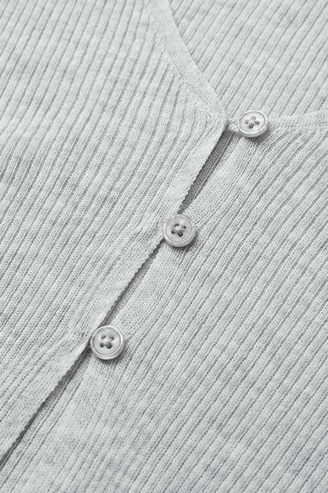 SPAO Women Long Sleeve Rib Knit Cardigan