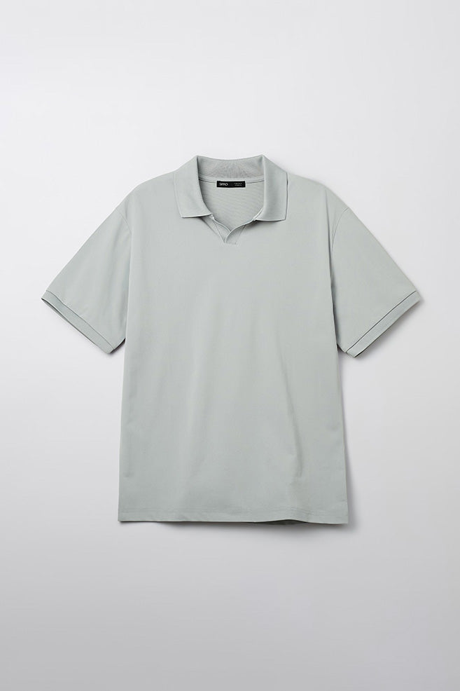 SPAO Men Short Sleeve Polo Collar Tee