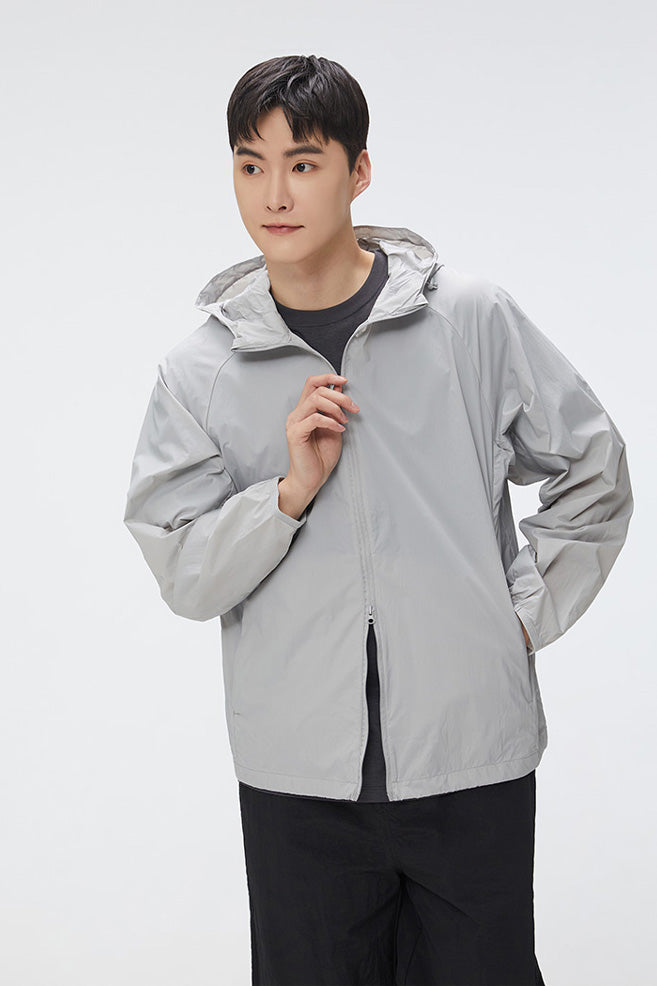 Men Long Sleeve Light Windbreaker