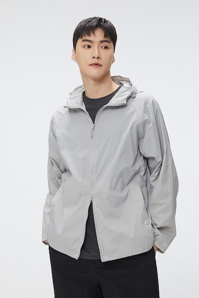 Men Long Sleeve Light Windbreaker