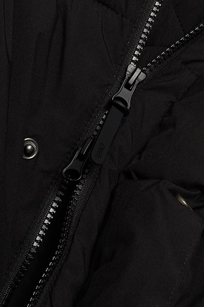 Men Long Sleeve Basic Hooded Puffer