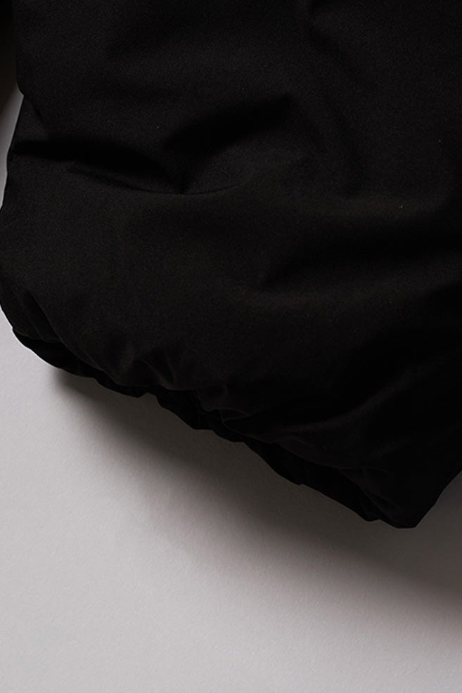Men Long Sleeve Basic Hooded Puffer
