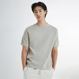 SPAO Men Short Sleeve Milan Pullover SPKWE24M02 Light Beige