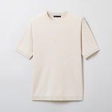 SPAO Men Short Sleeve Milan Pullover SPKWE24M02 Ivory