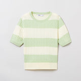 SPAO Women Short Sleeve Pullover SPKWE25G06 Mint