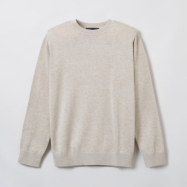 SPAO Men Long Sleeve Sweater SPKWE4TM01 Light Brown
