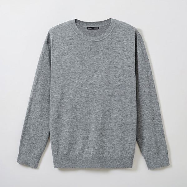 SPAO Men Long Sleeve Sweater SPKWE4TM01 Light Brown