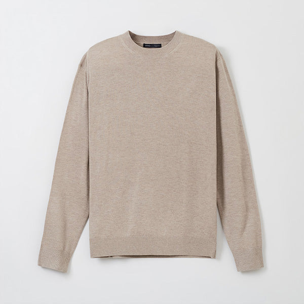 SPAO Men Long Sleeve Merino Pullover SPKWF12M01 Beige