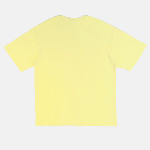 SPAO Men Short Sleeve Embroidery Tee SPLCE25C01 Light Yellow