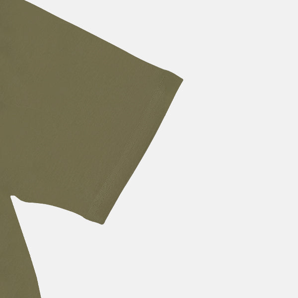 SPAO Men Short Sleeve Polo Tee SPLCE38C02 Dark Khaki