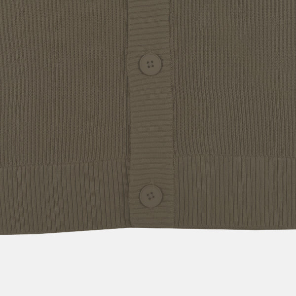 SPAO Men Long Sleeve Cardigan SPLCE38C03 Dark Khaki