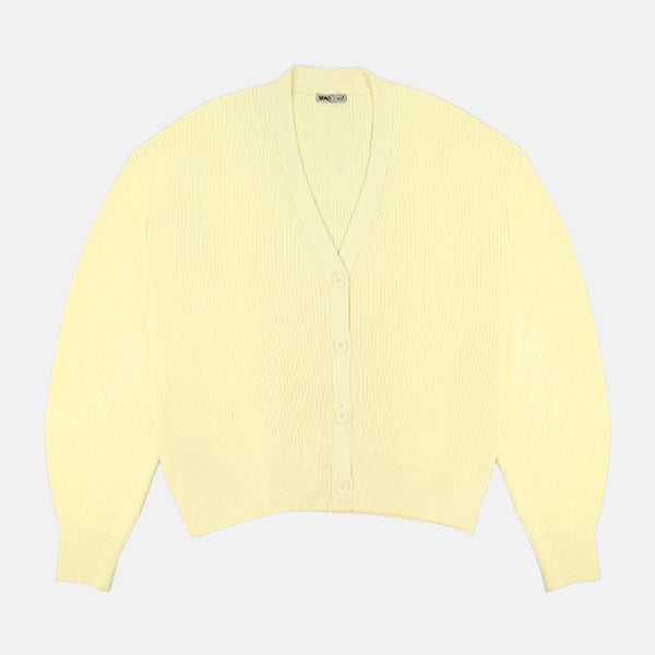 SPAO Women Long Sleeve Cardigan SPLCE38G04 Ivory