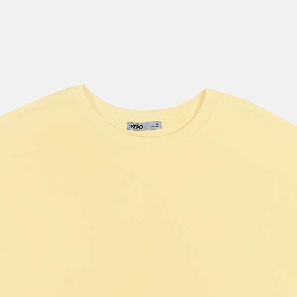 SPAO Men Short Sleeve Tshirt SPLCE4TC01 Beige