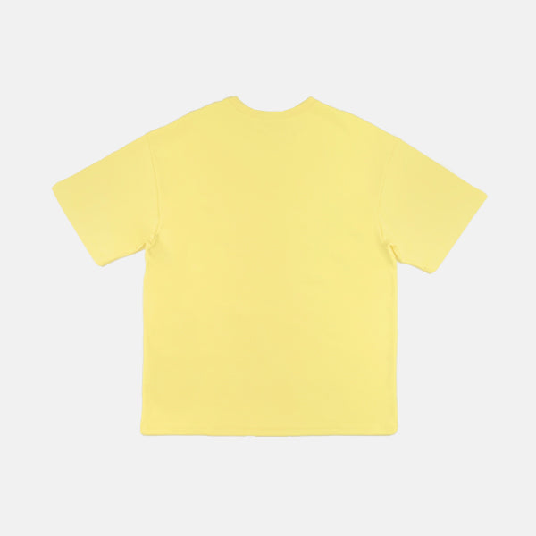 SPAO Men Short Sleeve Embroidered Tee SPLCE4TC02 Yellow