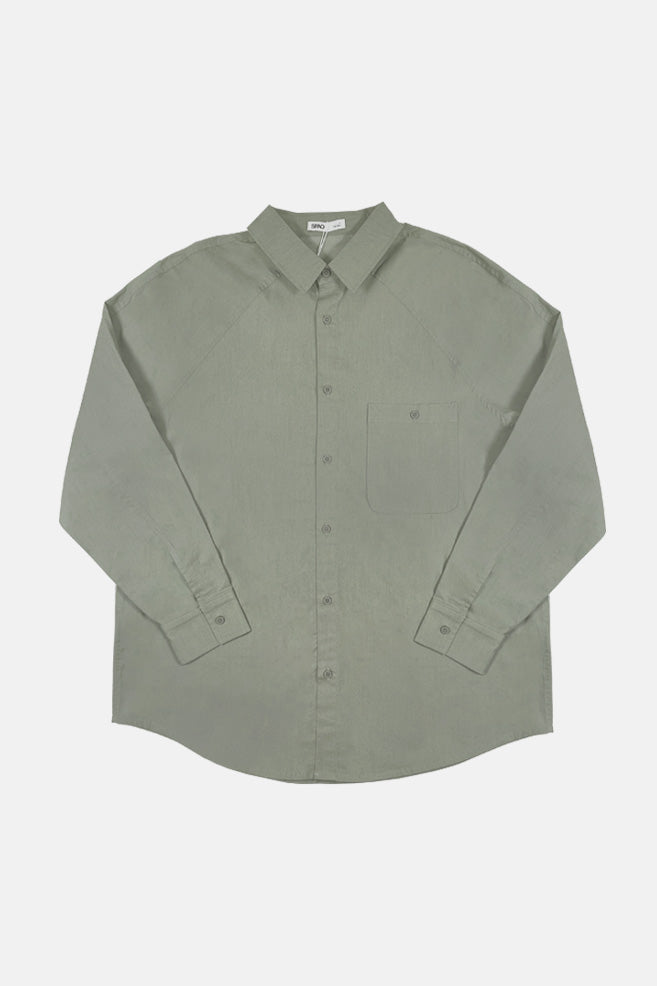 SPAO Men Long Sleeve Pocket Shirt