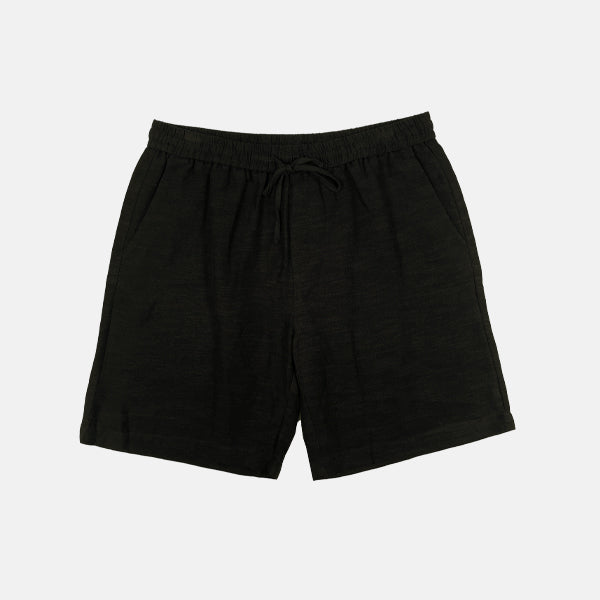 SPAO Men Linen Shorts SPLCF13C07 Black