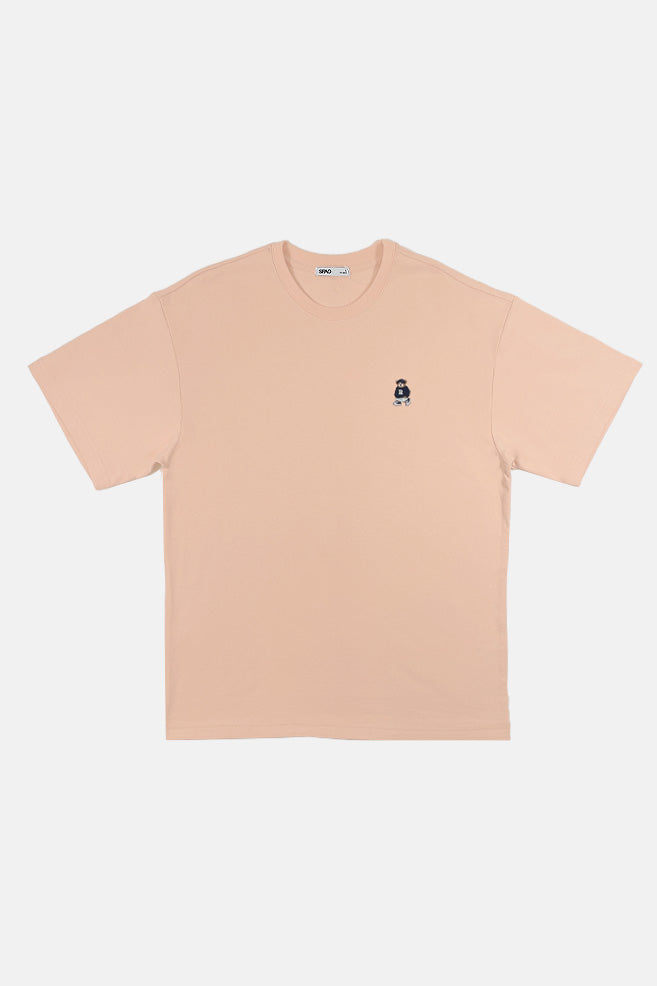 SPAO Men Short Sleeve Woodie Embroidered T-Shirt