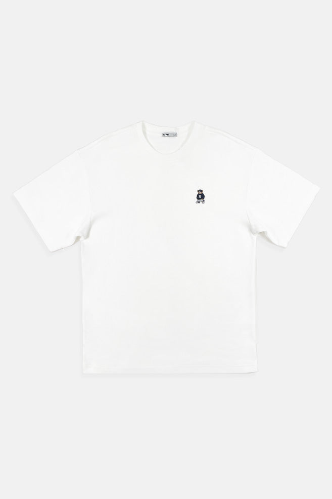 SPAO Men Short Sleeve Woodie Embroidered T-Shirt