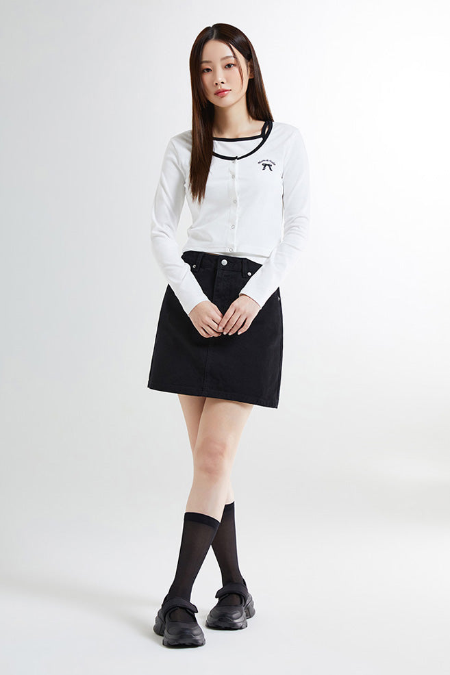 SPAO Women Long Sleeve Cardigan Set