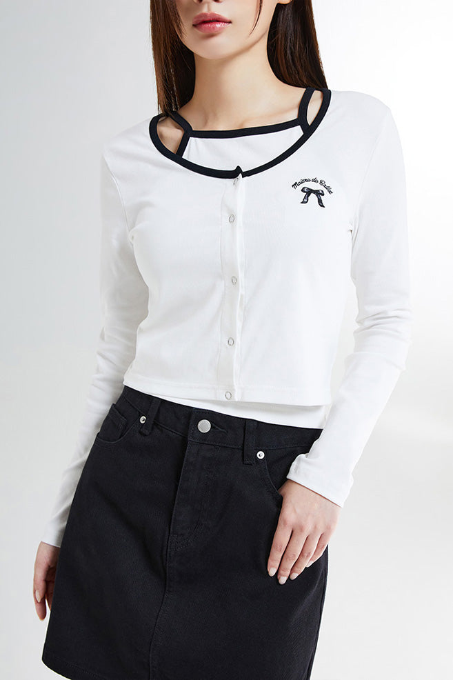 SPAO Women Long Sleeve Cardigan Set