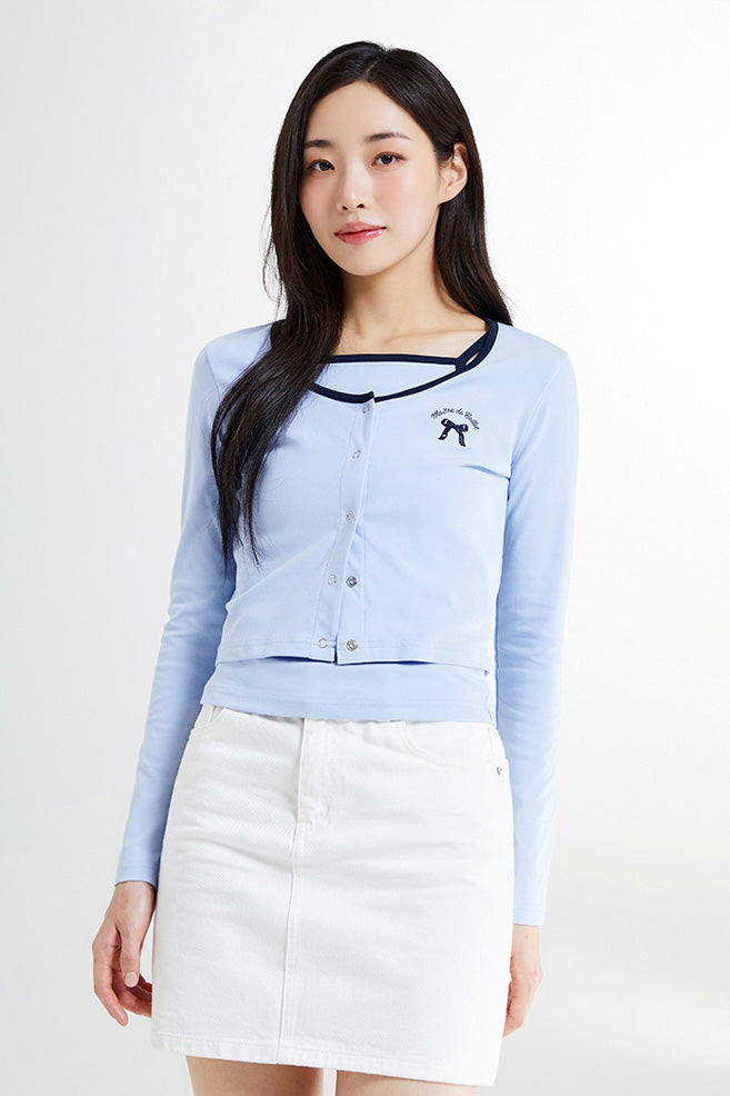 SPAO Women Long Sleeve Cardigan Set