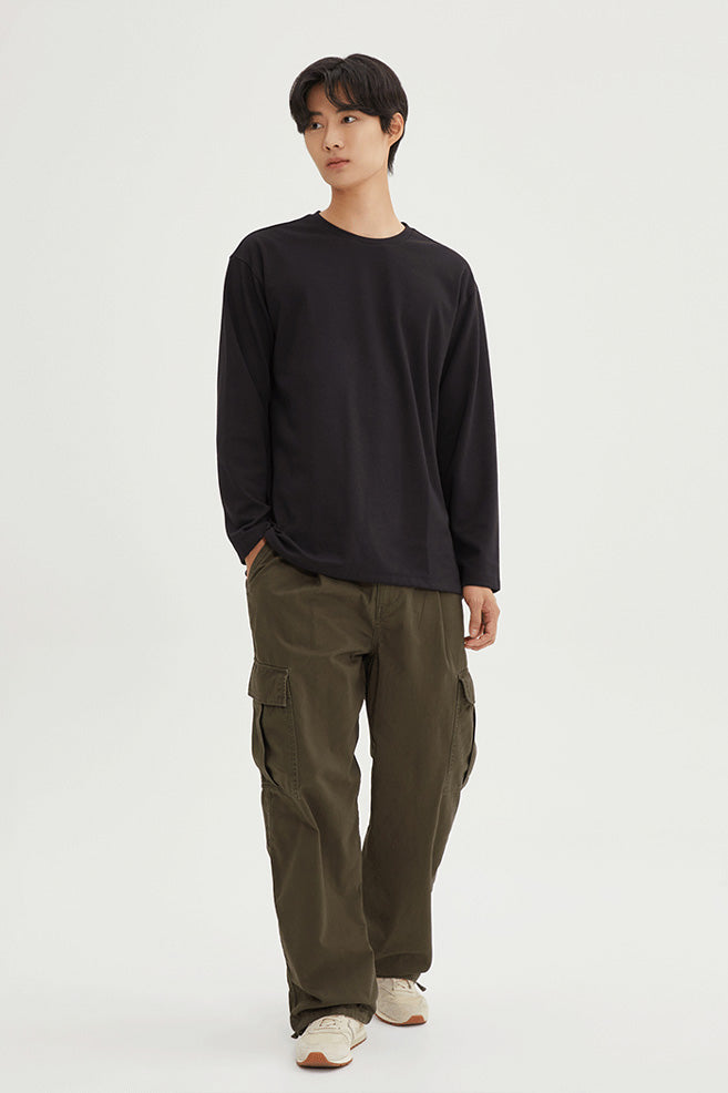 Men Long Sleeve Milano Loose Fit Tee
