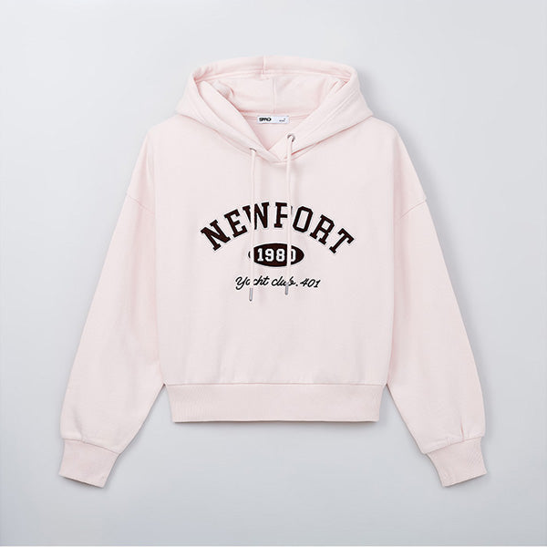 SPAO Women Long Sleeve Newport Hoodie SPMHF11G51 Cream