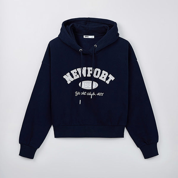 SPAO Women Long Sleeve Newport Hoodie SPMHF11G51 Hunter
