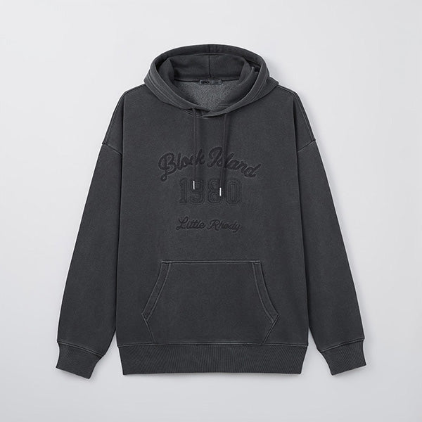 SPAO Men Long Sleeve Graphic Hoodie SPMHF12C51 Black