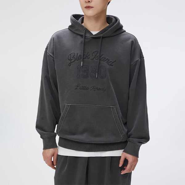 SPAO Men Long Sleeve Graphic Hoodie SPMHF12C51 Black