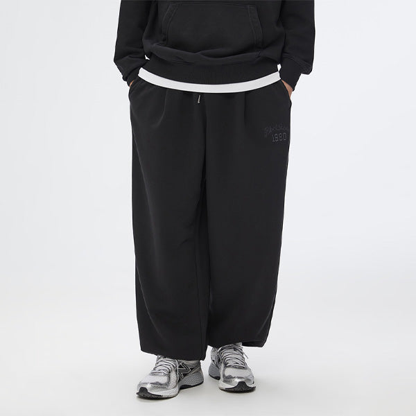 SPAO Men Jogger Wide Pants SPMTF12C51 Charcoal