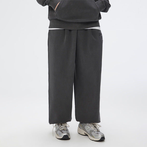 SPAO Men Jogger Wide Pants SPMTF12C51 Charcoal