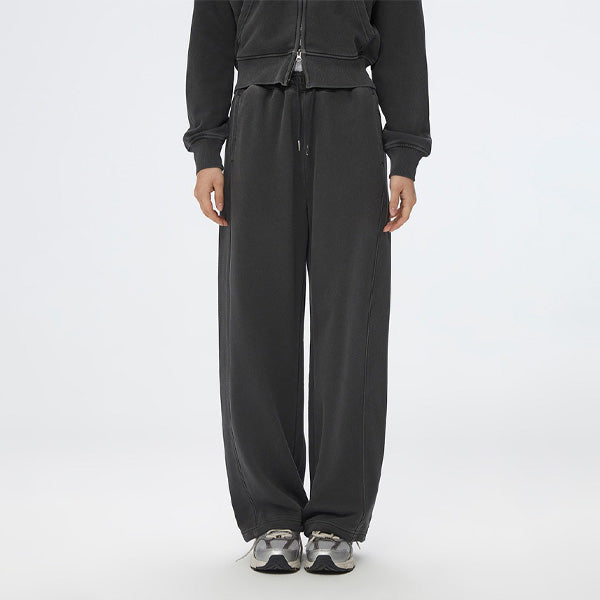SPAO Women 2Way Wide Sweat Pants SPMTF23G05 Charcoal