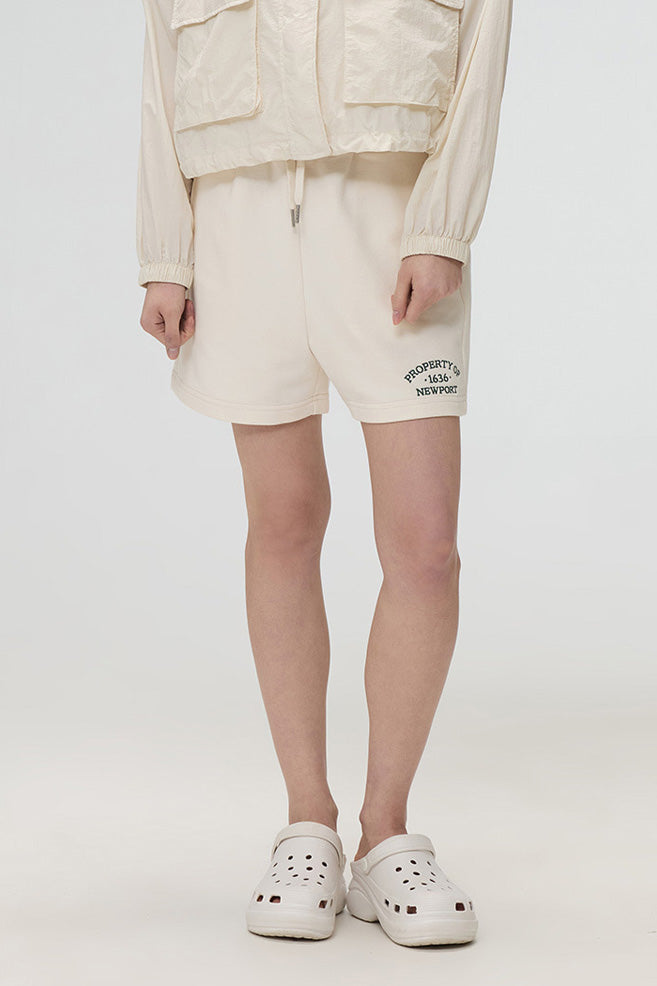 Women Newport Embroidered Shorts