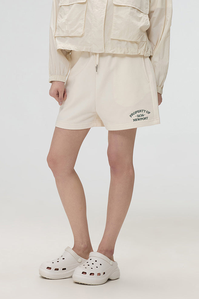Women Newport Embroidered Shorts