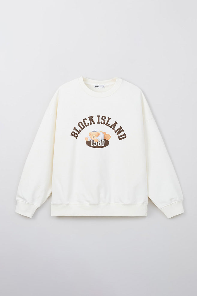 Women Long Sleeve Woodie Sweatshirt
