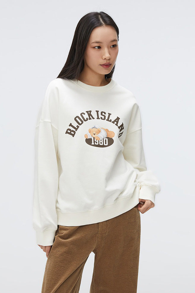 Women Long Sleeve Woodie Sweatshirt