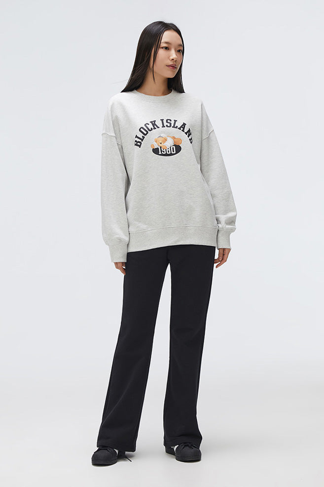 Women Long Sleeve Woodie Sweatshirt