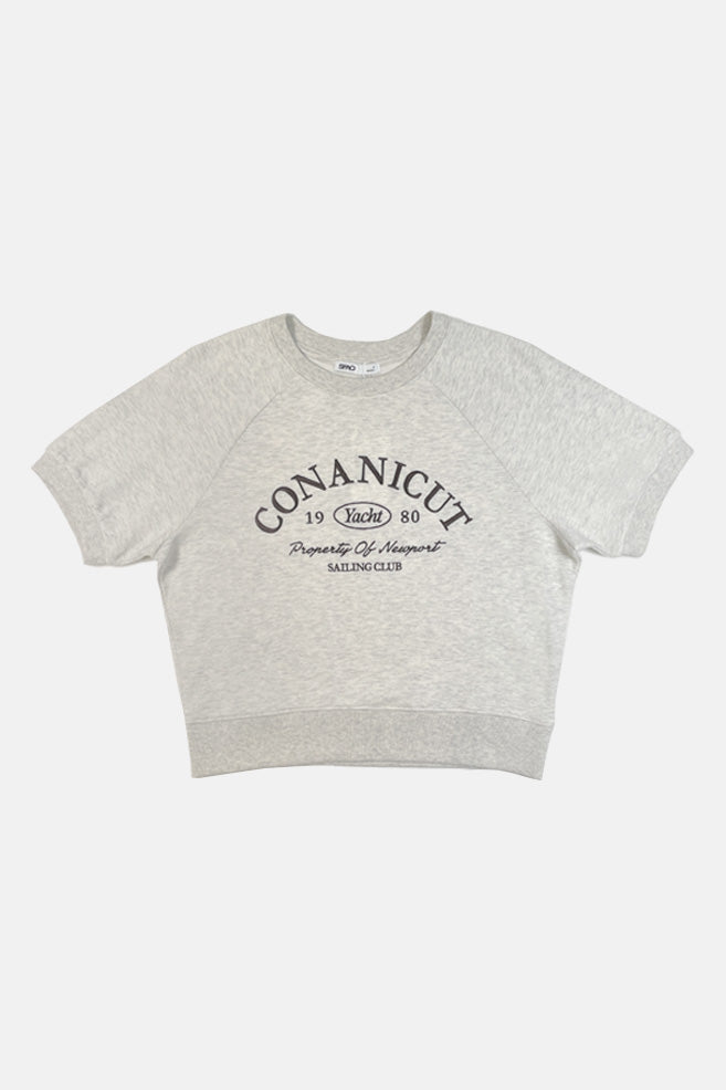 Women Short Sleeve Seaside Knit Tee