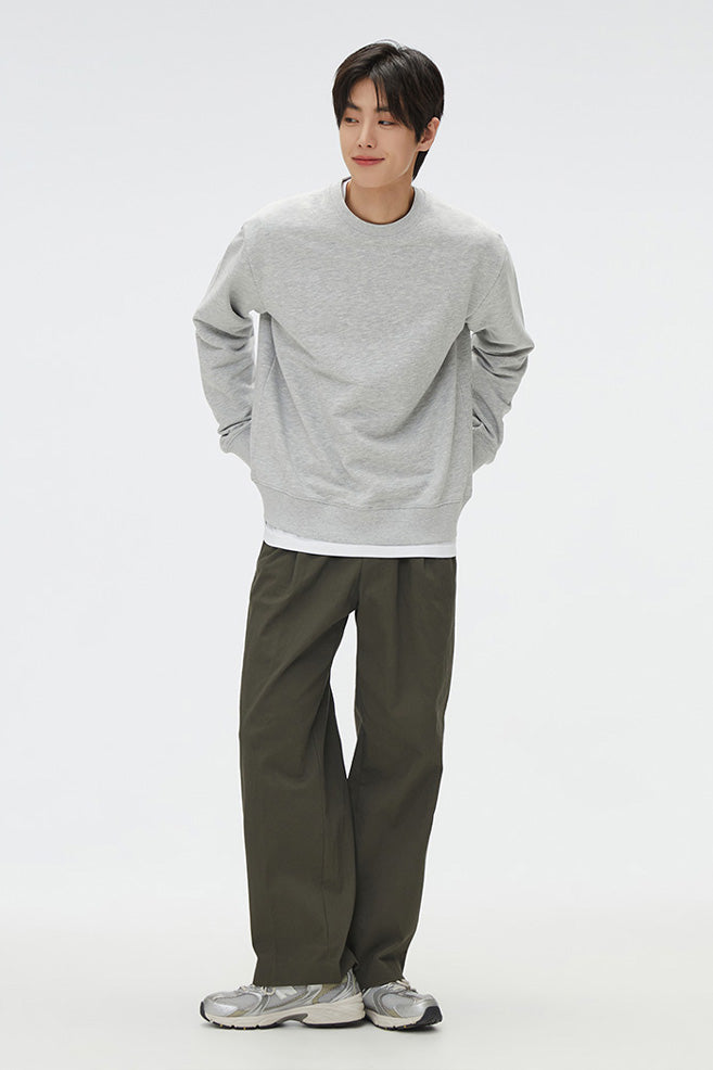 Men Long Sleeve Regular Fit Sweatshirt