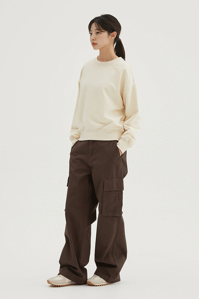 Women Long Sleeve Basic Pullover