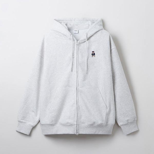 SPAO Men Long Sleeve Woodie Hoodie SPMZF12C80 Black
