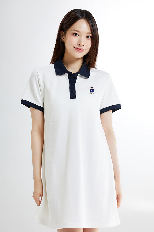 SPAO Women Short Sleeve Collar Dress
