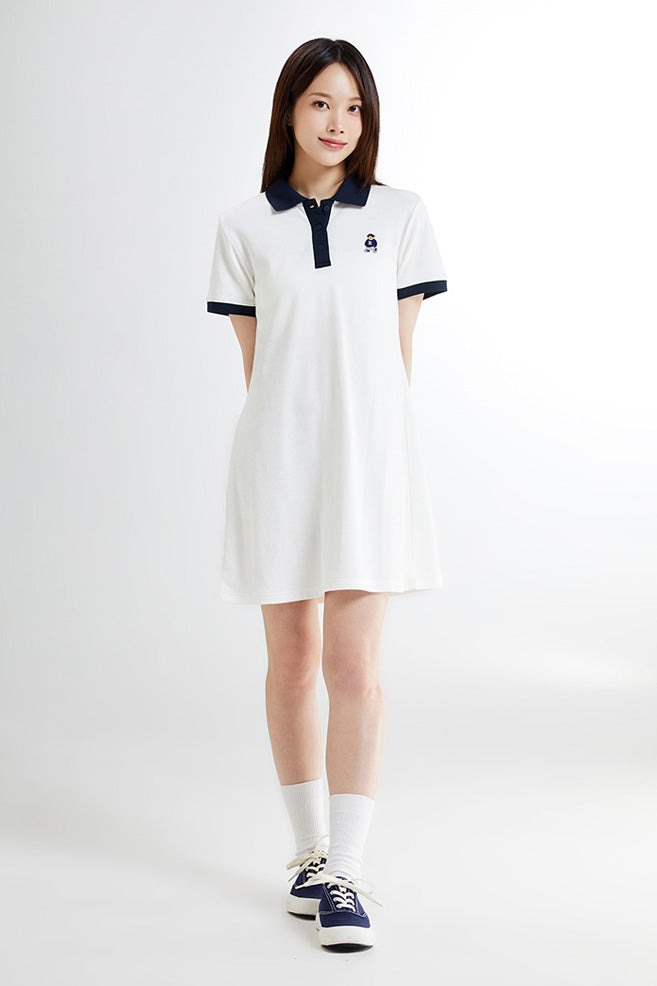 SPAO Women Short Sleeve Collar Dress