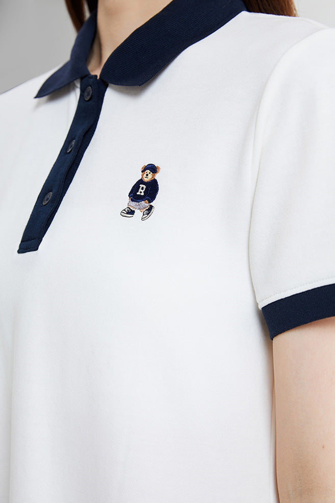 SPAO Women Short Sleeve Collar Dress