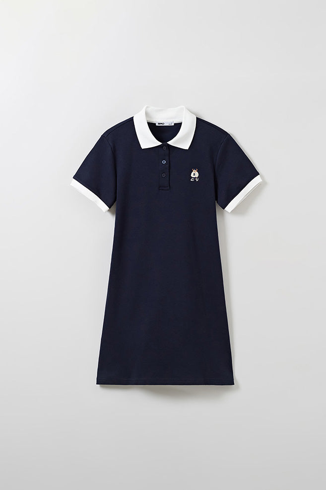 SPAO Women Short Sleeve Collar Dress