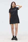 Women Short Sleeve Woodie Collared Dress